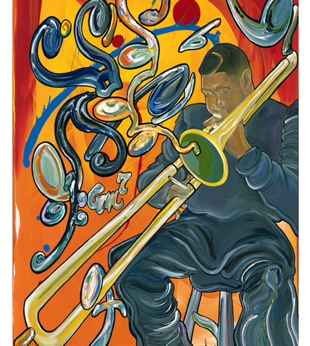 Wycliffe Gordon Creating Jazz poster artwork